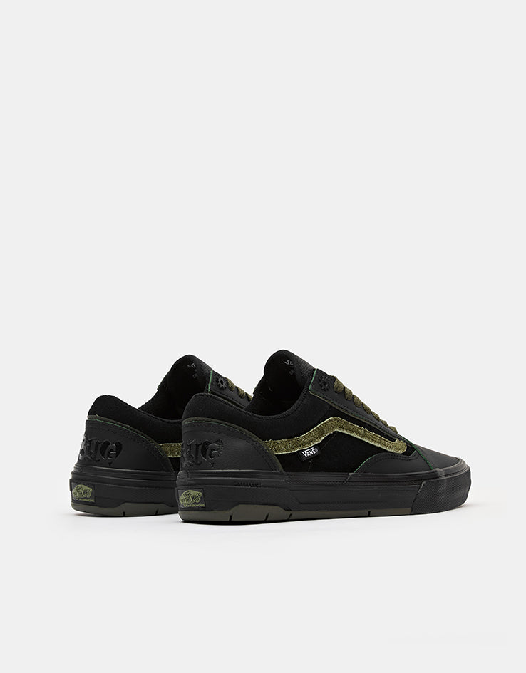 Vans Skate Old Skool Wafflecup Shoes - (Willow) Green/Black