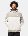 The North Face NSE Full Zip Mask Fleece - Cumulus Cloud/Stone Slab