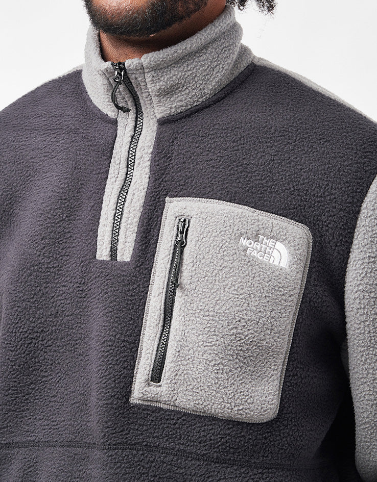 The North Face Yumiori 1/4 Zip Fleece - TNF Black/Smoked Pearl
