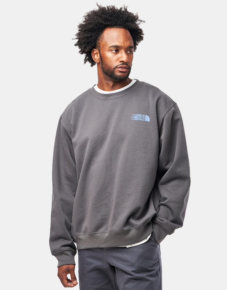 The North Face Retro Trail Relaxed Crew - Anthracite Grey