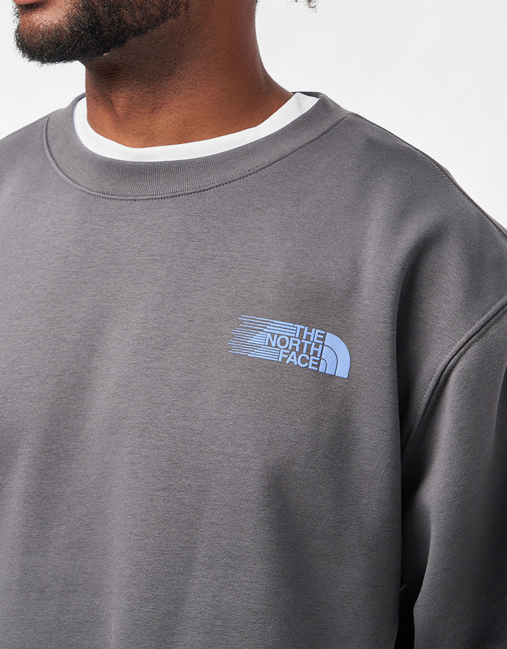 The North Face Retro Trail Relaxed Crew - Anthracite Grey