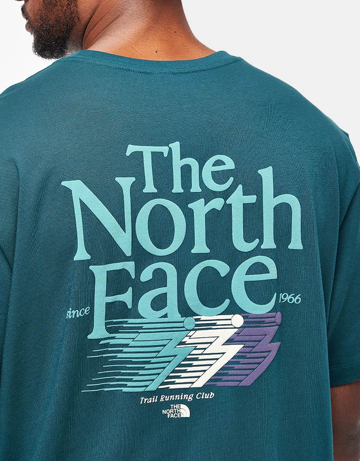 The North Face Retro Trail Relaxed T-Shirt - Pacific Teal