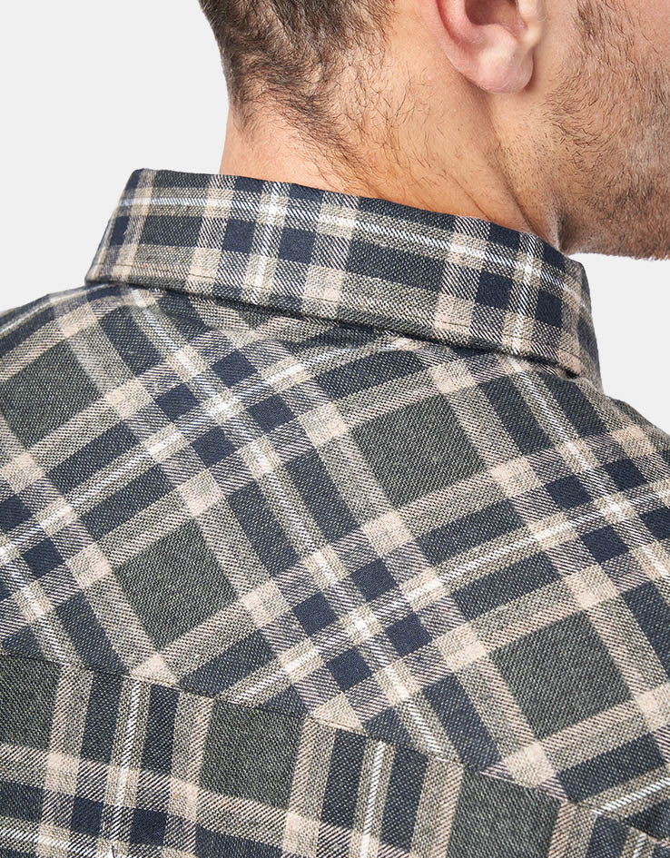 Route One Ballard L/S Shirt - Black Check