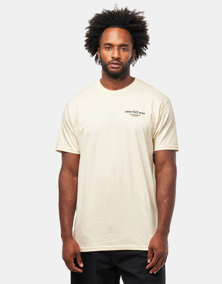 Dark Seas Bite First Premium T-Shirt - Cream