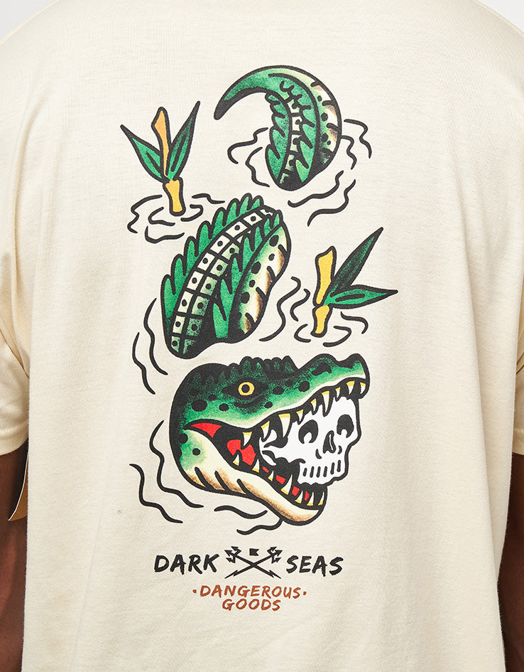 Dark Seas Bite First Premium T-Shirt - Cream