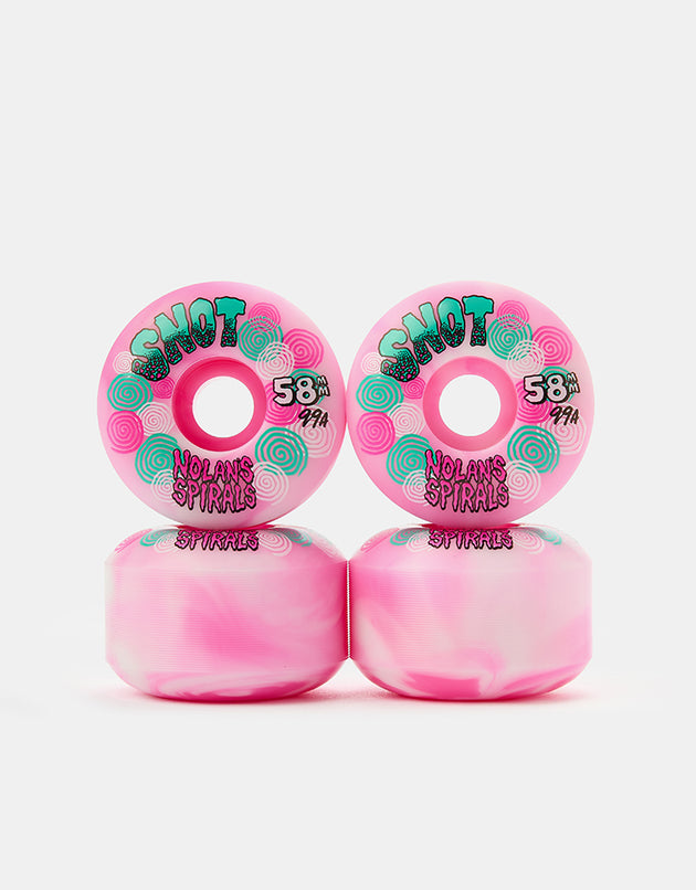 Snot Nolan Spiral Wide Boys 99a Skateboard Wheels - 58mm