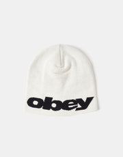 Obey Delta Beanie - Unbleached