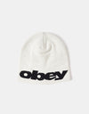 Obey Delta Beanie - Unbleached
