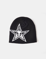 Obey Star Beanie - Black