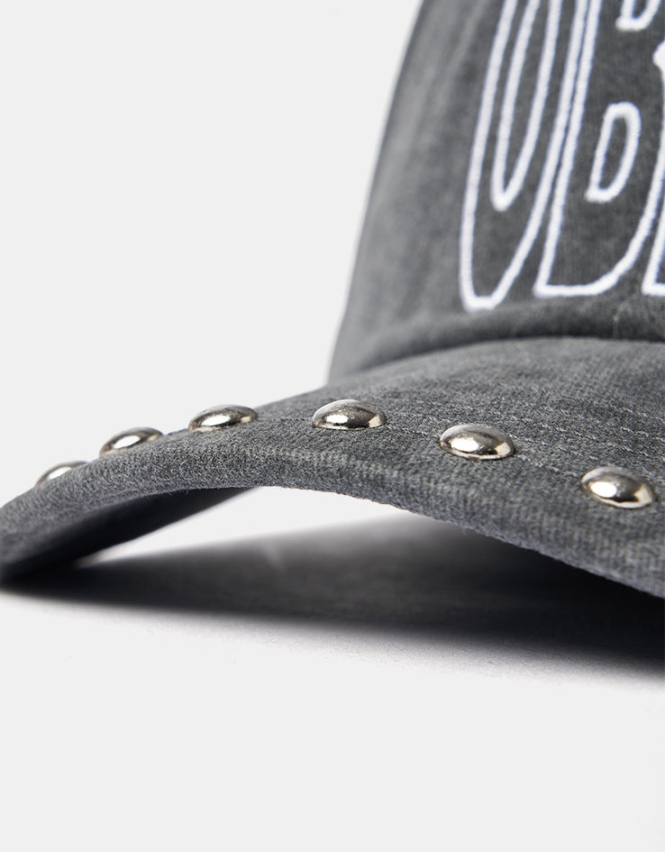 Obey Pigment Anti 6 Panel Velcro Back Cap - Pigment Black