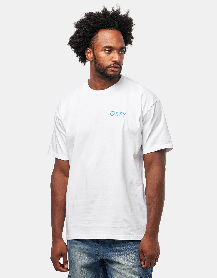 Obey Peace Brick T-Shirt - White