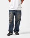 Obey Classic Baggy Denim - Oil Stained Indigo