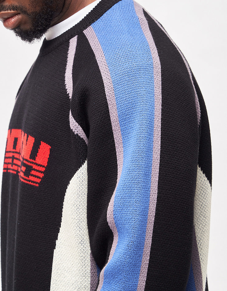 Obey Estadio Sweater - Black Multi
