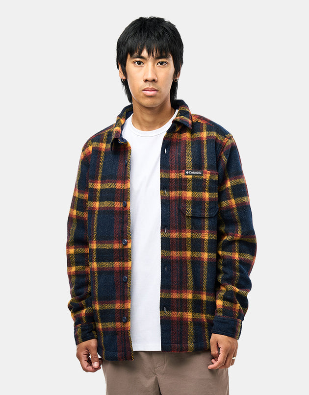 Columbia Hunter Arch™ Shirt Jacket - Collegiate Navy Track Plaid