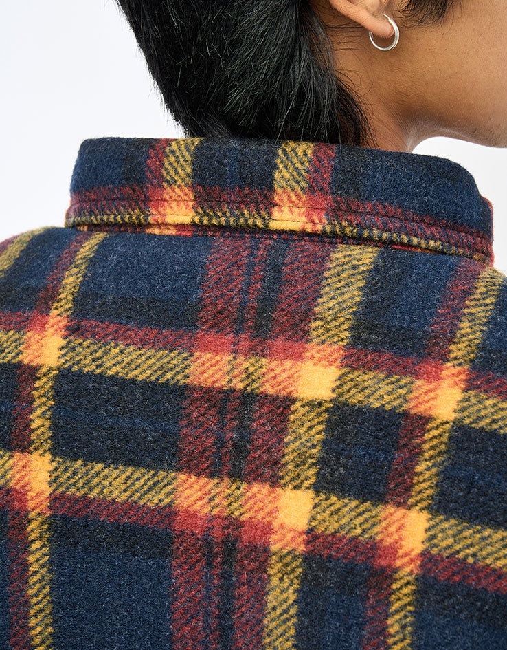Columbia Hunter Arch™ Shirt Jacket - Collegiate Navy Track Plaid
