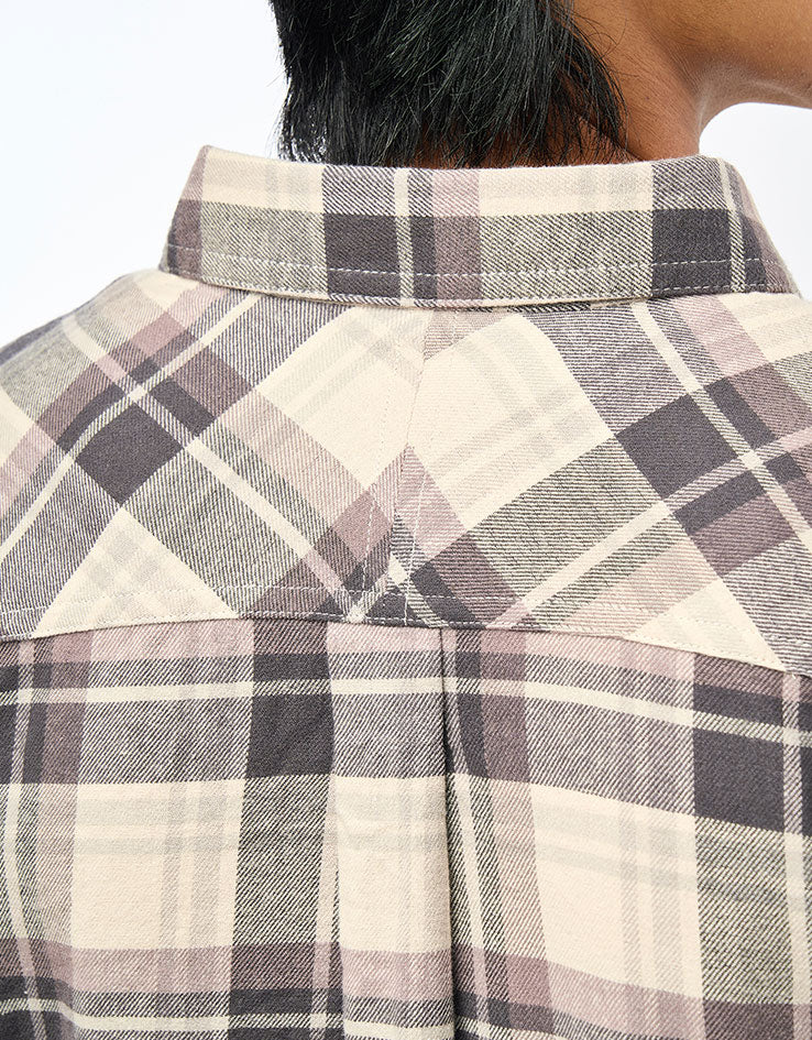 Columbia Flare Gun™ Stretch L/S Flannel Shirt - Dark Stone/Dispersed Plaid