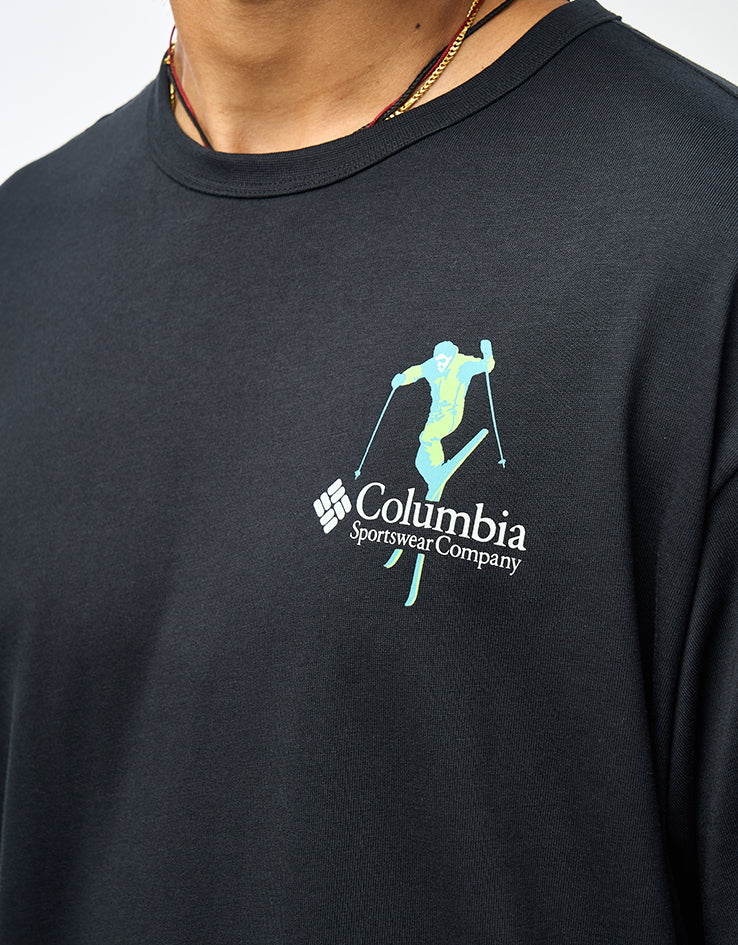 Columbia CSC™ Heavyweight Back Graphic T-Shirt - Black/Slick Slope Skier