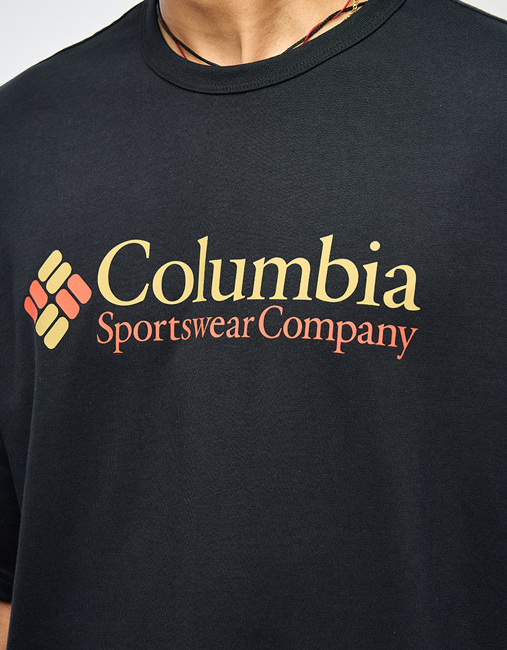 Columbia CSC™ Heavyweight Logo T-Shirt - Black CSC Retro Logo