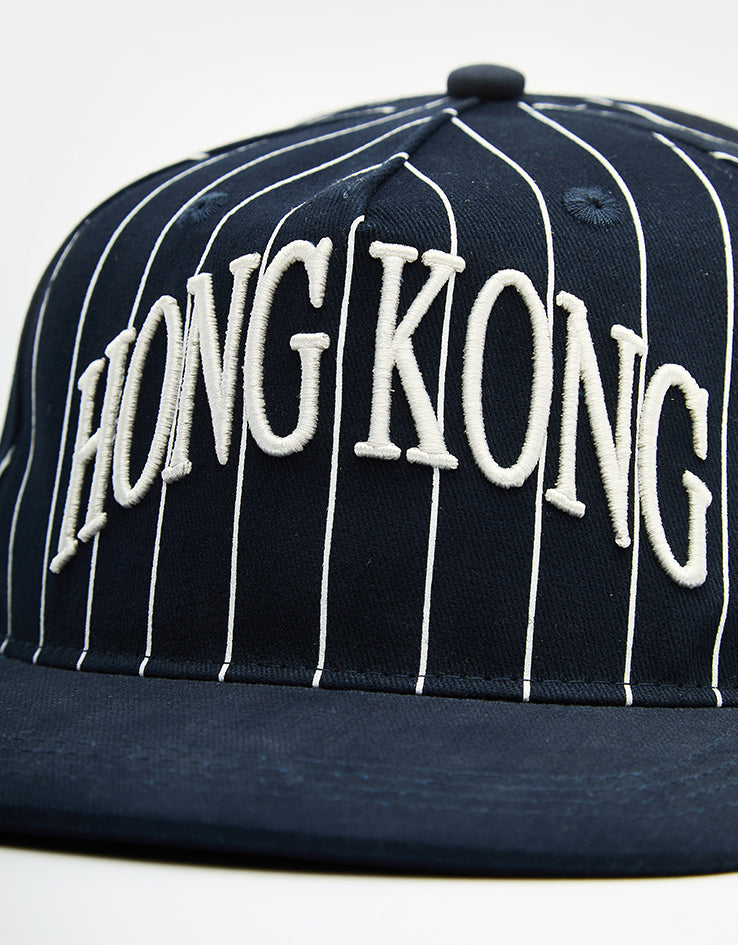 Woodbird Chuck Stripe HK Cap - Navy/White