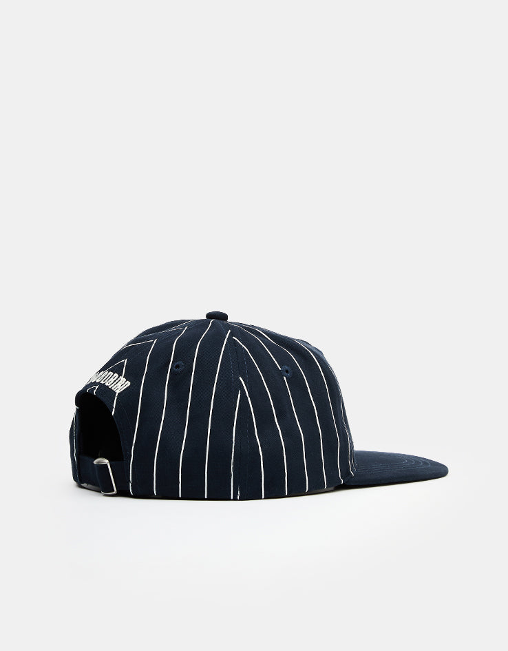 Woodbird Chuck Stripe HK Cap - Navy/White
