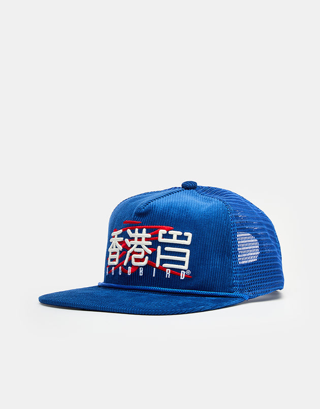 Woodbird Chuck Trucker HK Cap - Cobalt Blue
