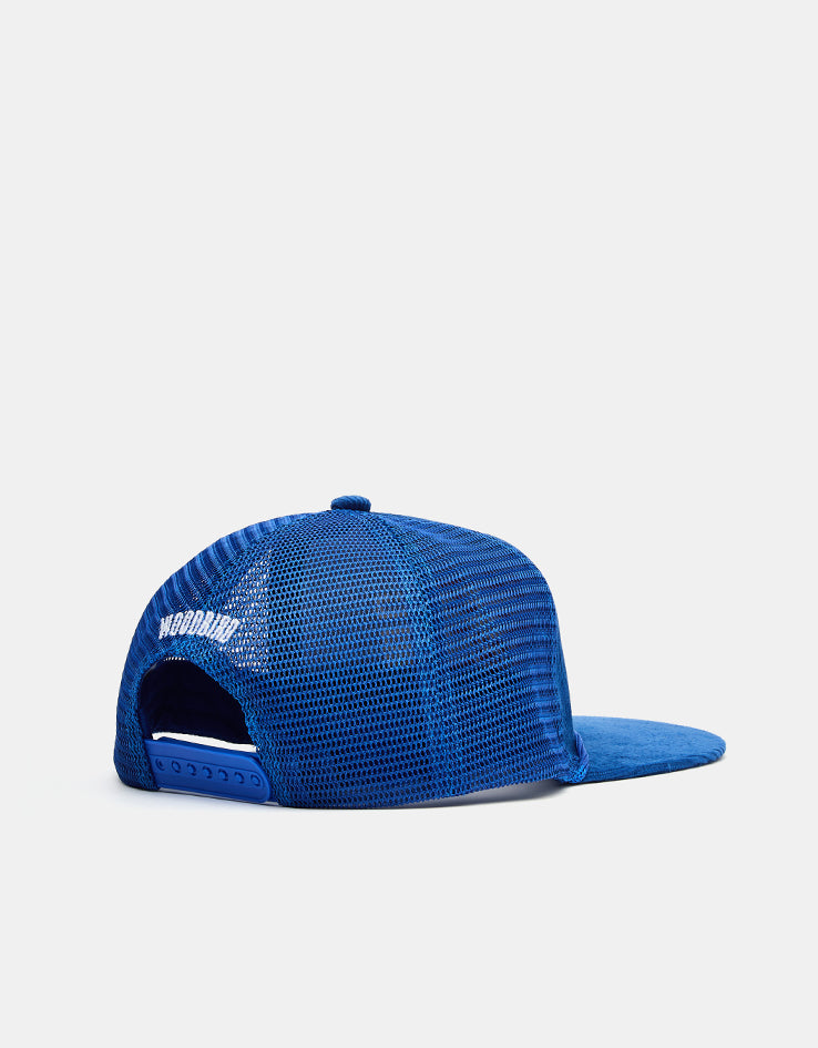 Woodbird Chuck Trucker HK Cap - Cobalt Blue