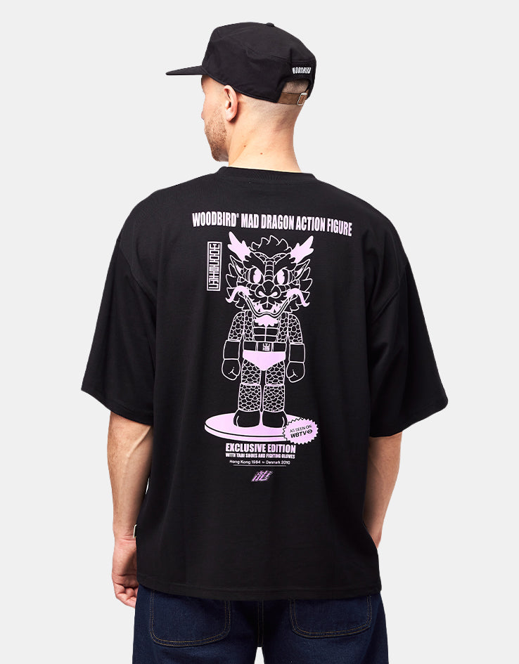 Woodbird Beam Action T-Shirt - Black