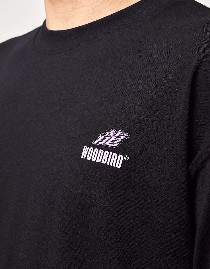 Woodbird Beam Action T-Shirt - Black