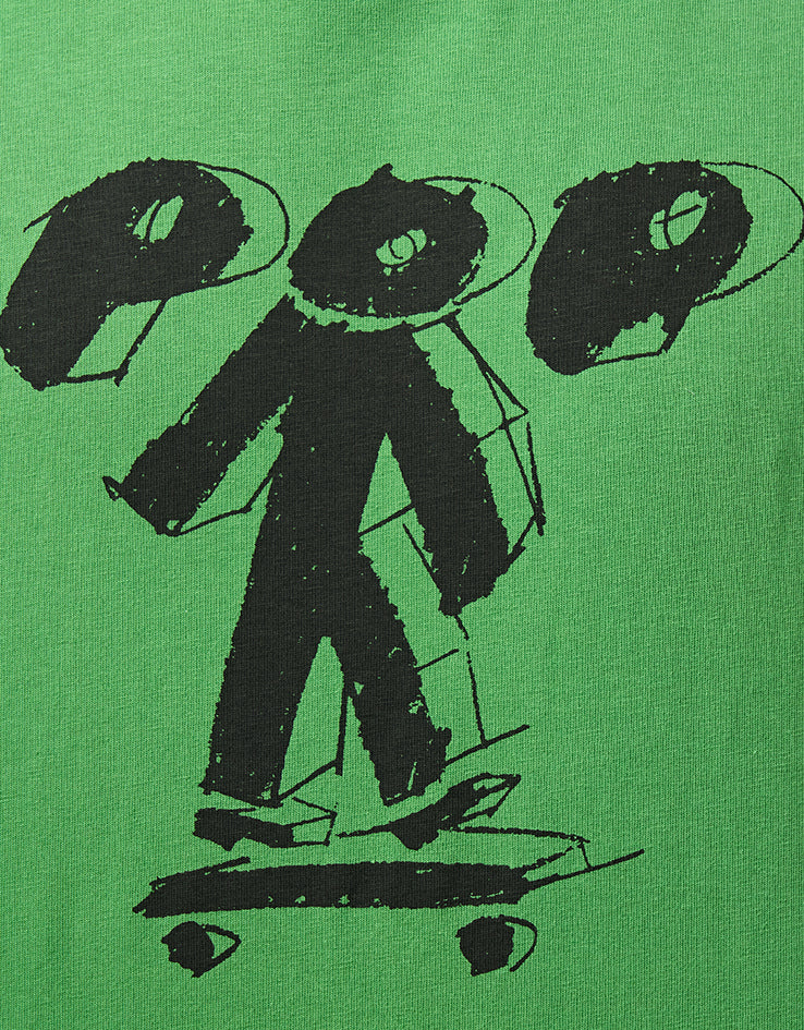 Pop Trading Company Block T-Shirt - Juniper