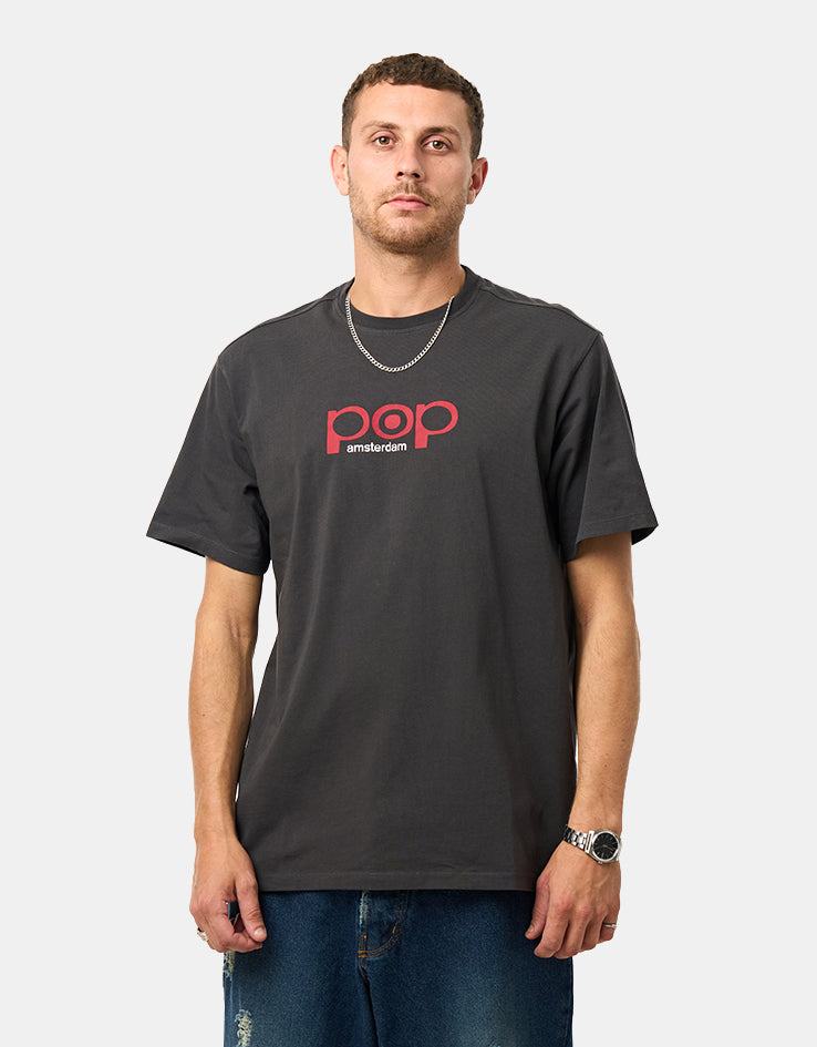 Pop Trading Company Piggy T-Shirt - Anthracite