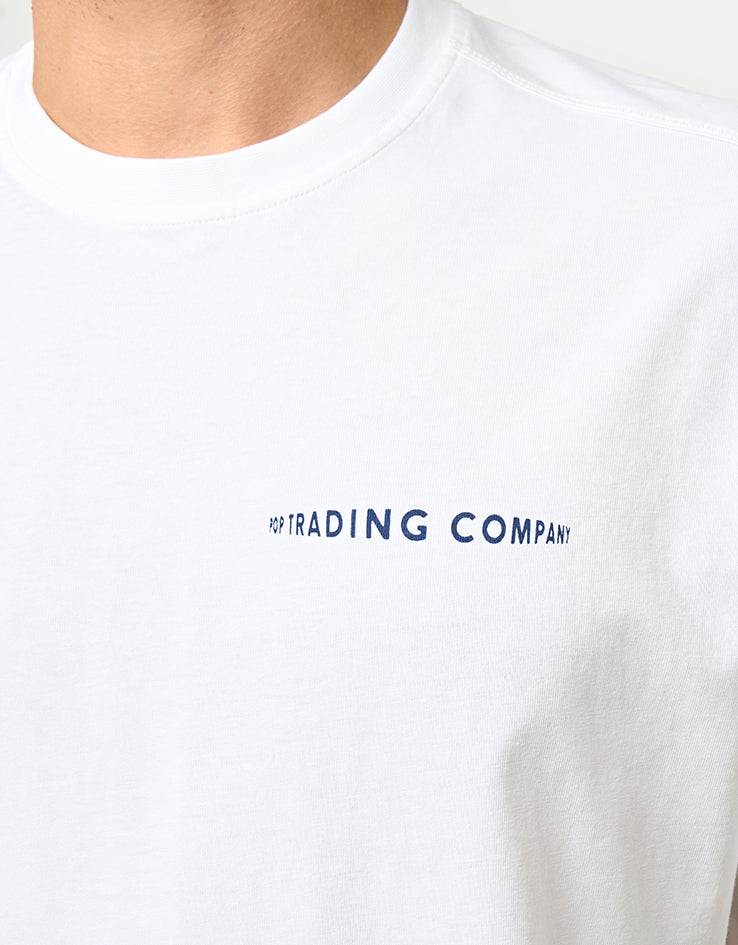 Pop Trading Company Fish Eye T-Shirt - White