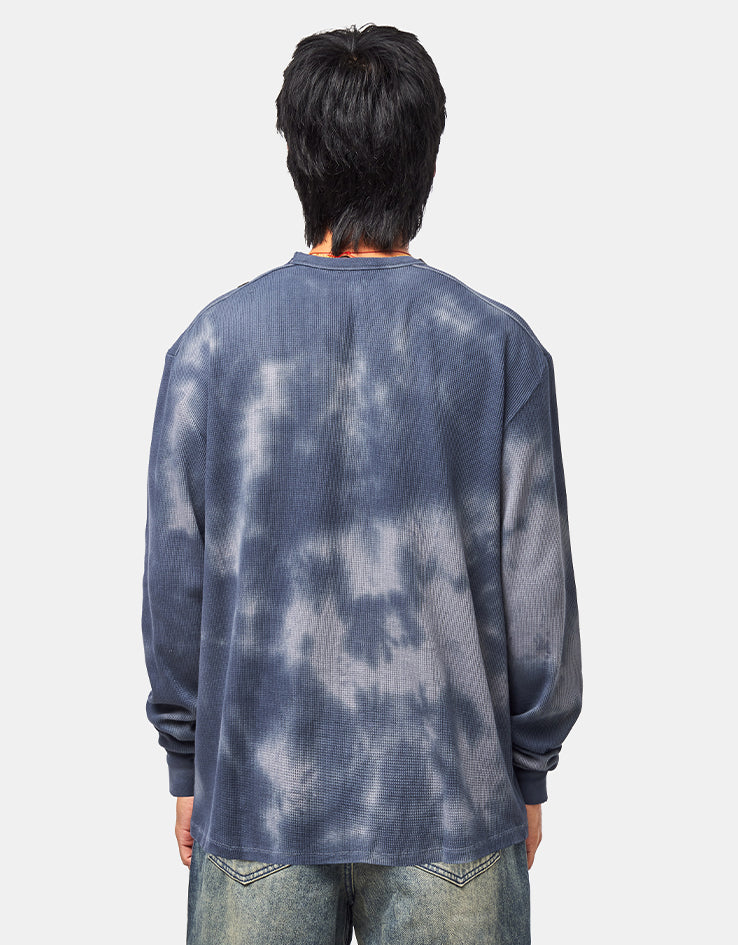 Pop Trading Company x Berghaus Waffle L/S T-Shirt - Navy