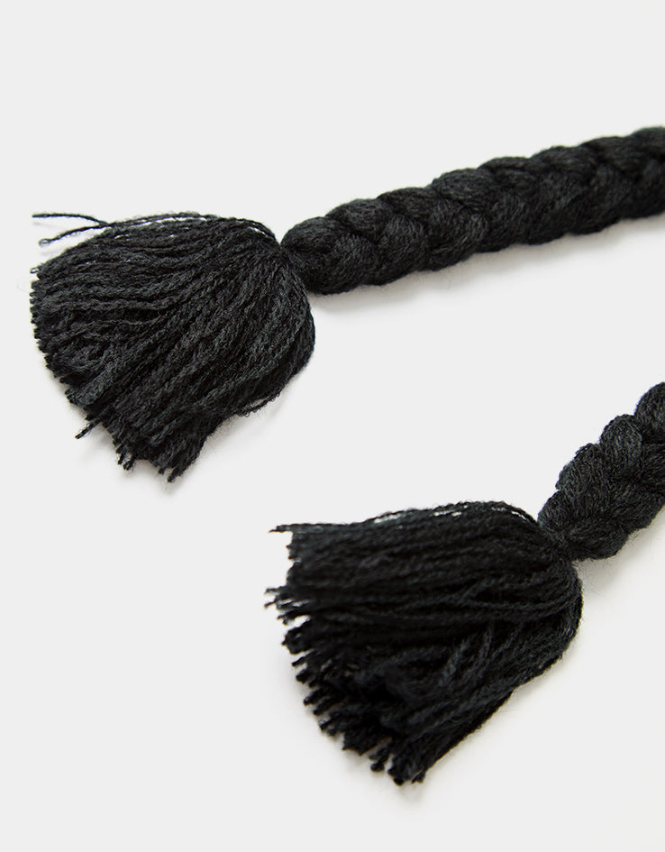 Pop Trading Company Reversible Earflap Beanie - Black/Charcoal
