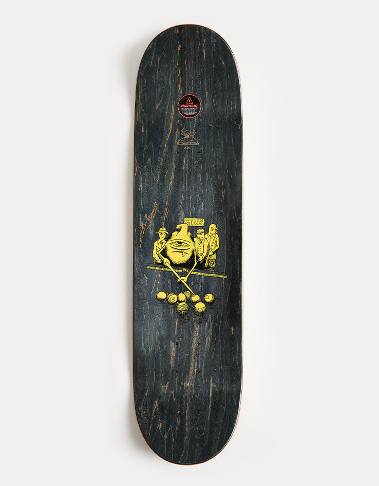 Toy Machine Willard Hustler Skateboard Deck - 8.25"
