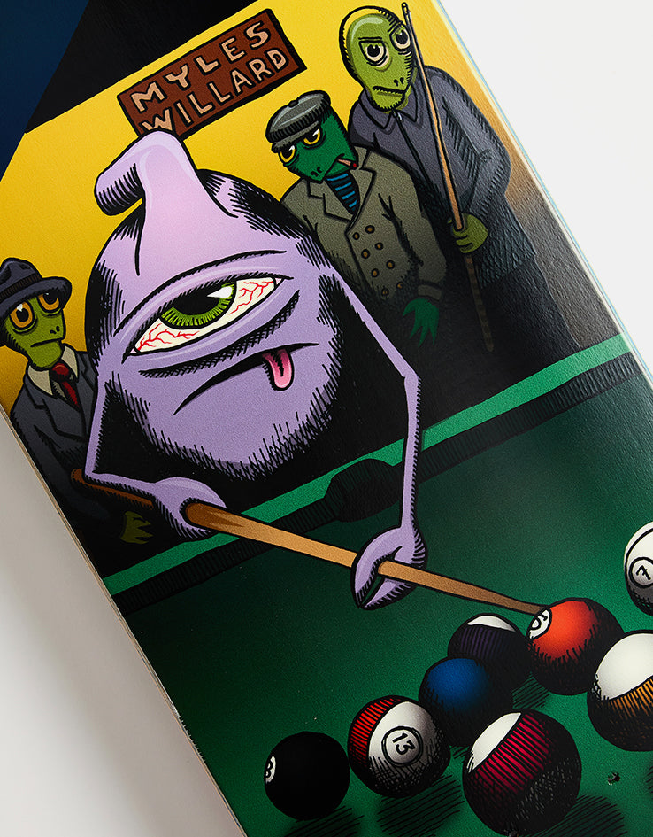 Toy Machine Willard Hustler Skateboard Deck - 8.25"