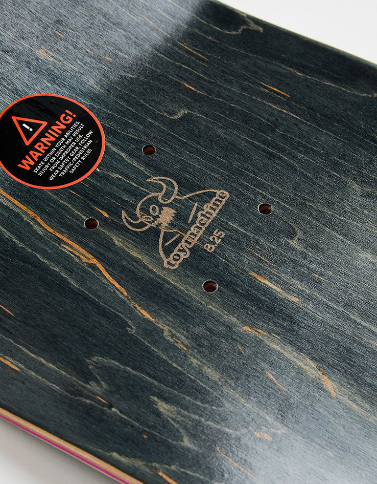 Toy Machine Willard Hustler Skateboard Deck - 8.25"