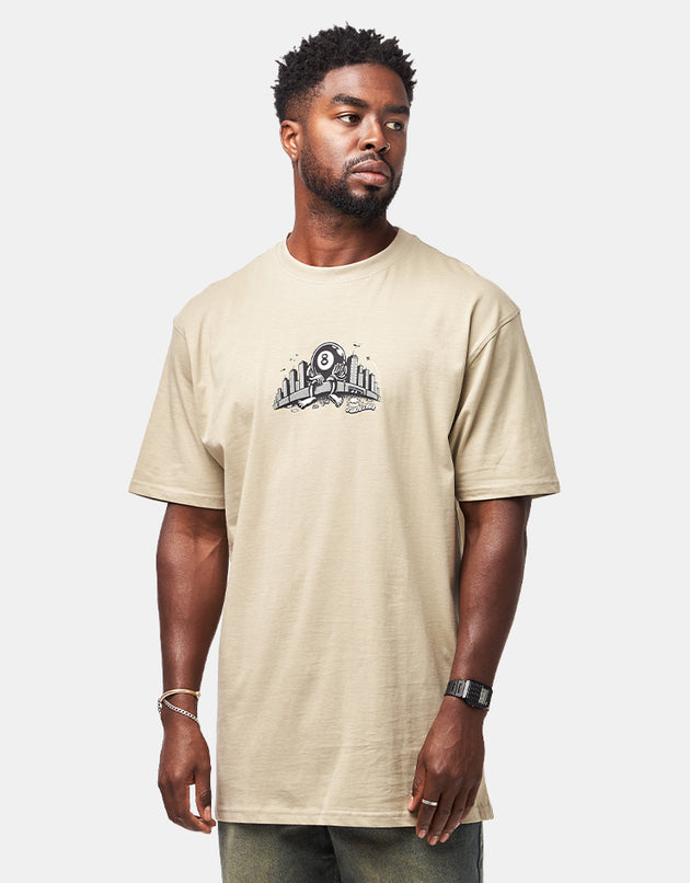 Santa Cruz Winkowski Curb Front T-Shirt - Stone Grey