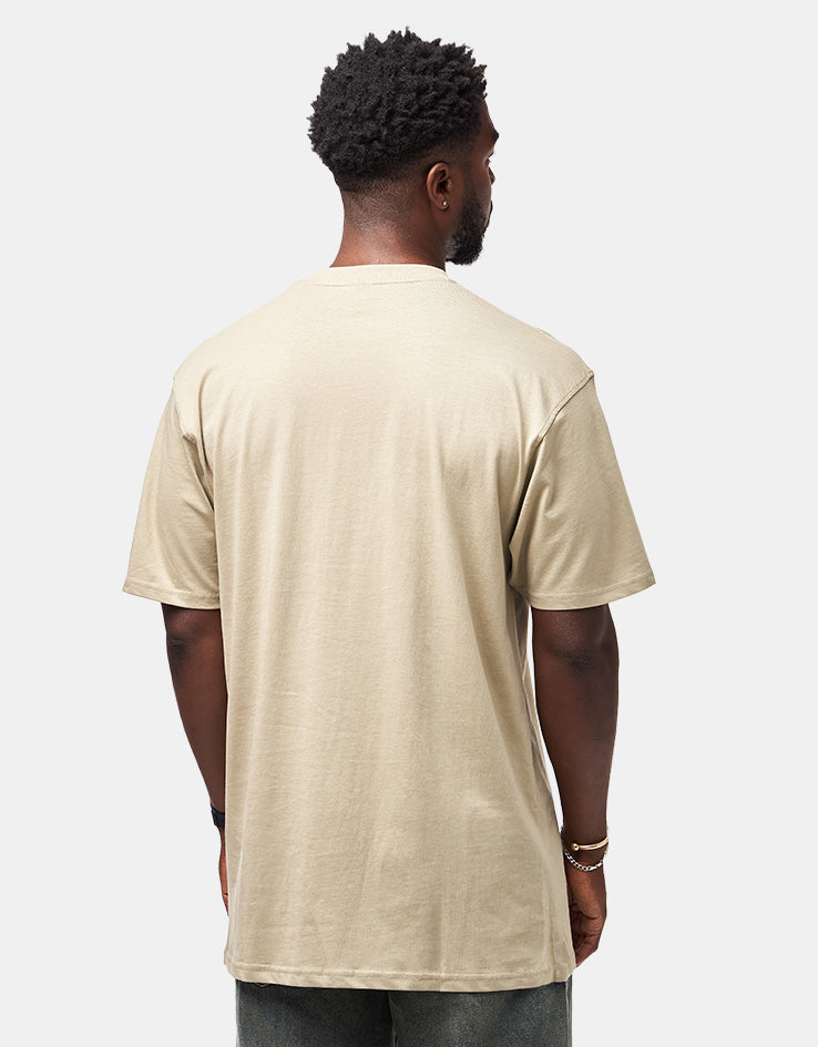 Santa Cruz Winkowski Curb Front T-Shirt - Stone Grey