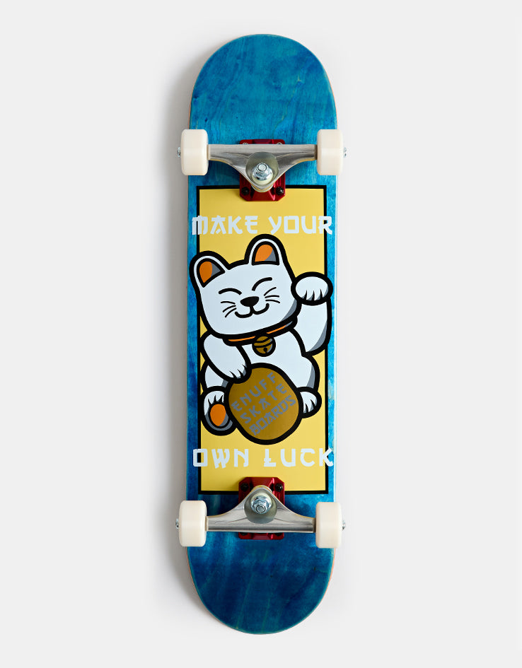 Enuff Lucky Cat Mini Blue Complete Skateboard - 7.25"