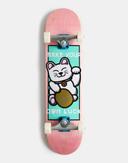 Enuff Lucky Cat Mini Pink Complete Skateboard - 7.25"