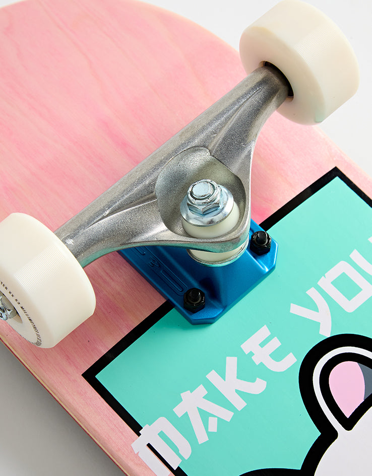 Enuff Lucky Cat Mini Pink Complete Skateboard - 7.25"
