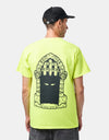 Dungeon Portcullis T-Shirt - Neon Yellow