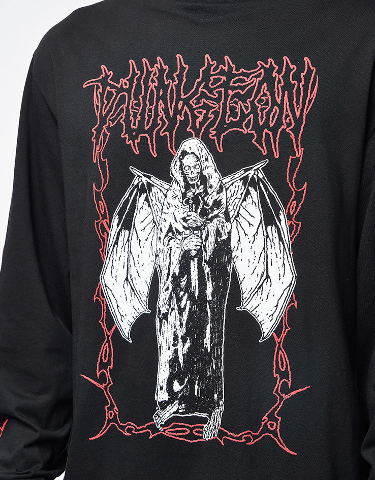 Dungeon Darkened Wings L/S T-Shirt - Black