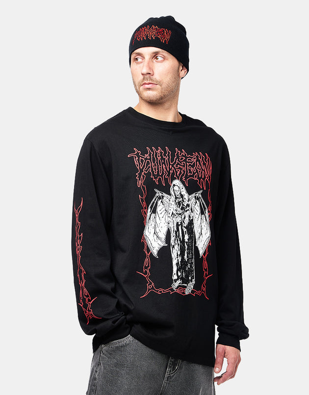 Dungeon Darkened Wings L/S T-Shirt - Black