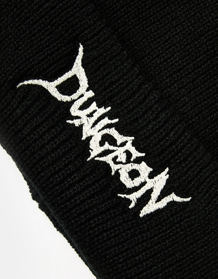 Dungeon Scrawl Logo Beanie - Black