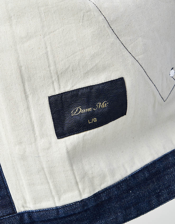 Dime MTL Pleated Denim Jacket - Indigo