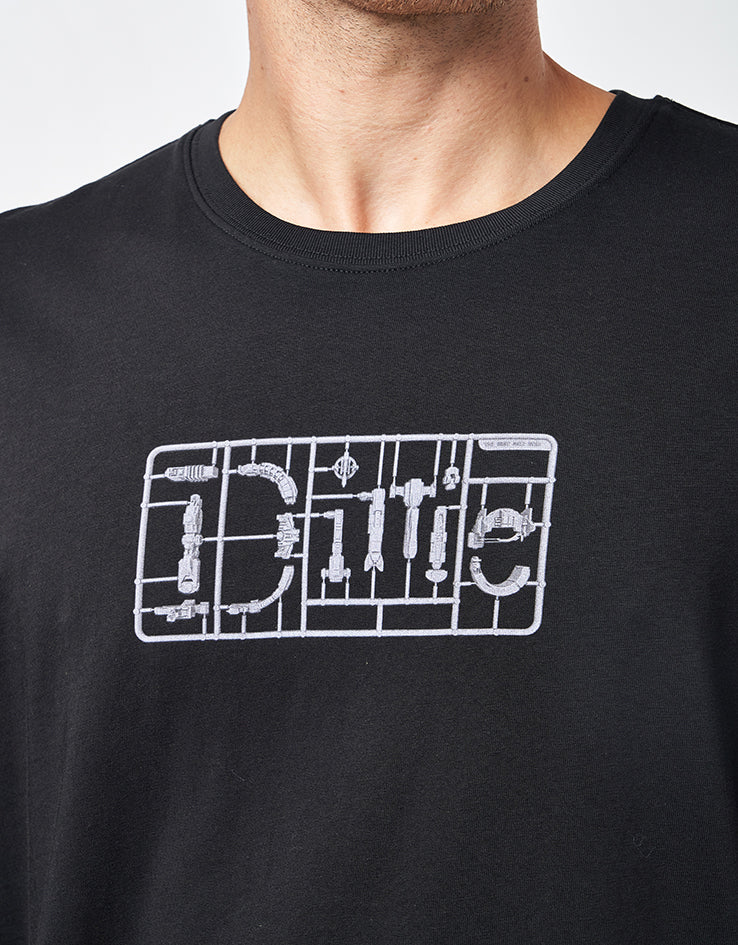 Dime MTL Classic Plastic T-Shirt - Black