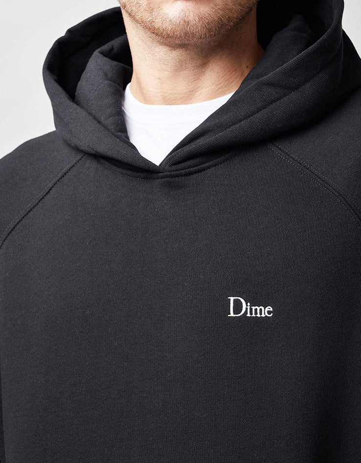 Dime MTL Classic Small Logo Pullover Hoodie - Black
