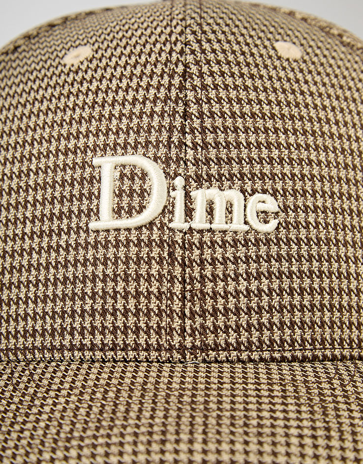 Dime MTL Classic Houndstooth Low Pro Cap - Camel