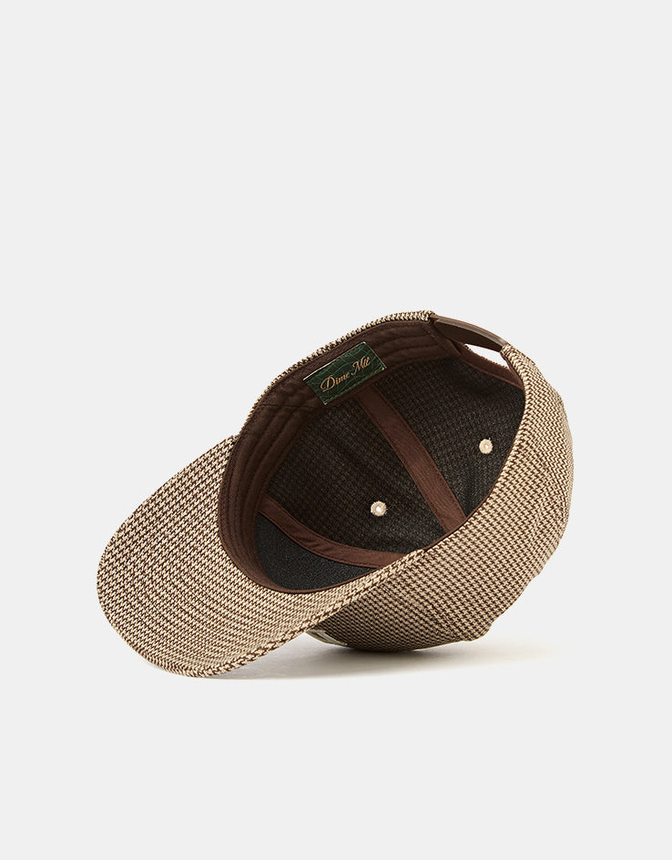 Dime MTL Classic Houndstooth Low Pro Cap - Camel